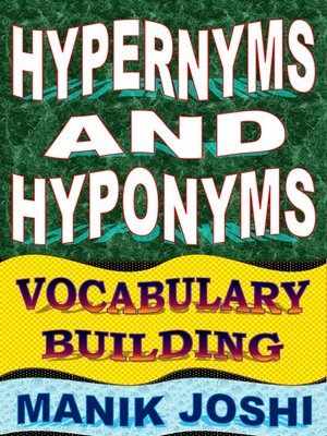 cover image of Hypernyms and Hyponyms